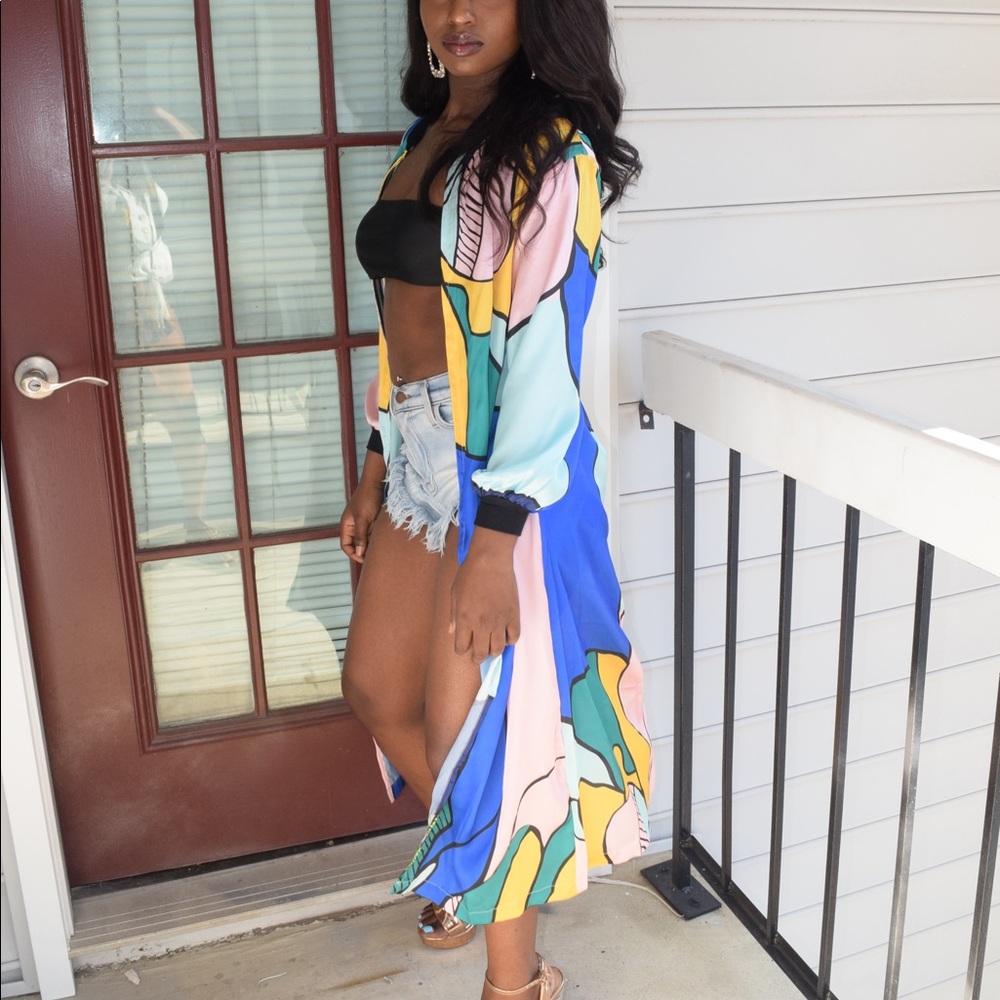 Pastel colorful tunic